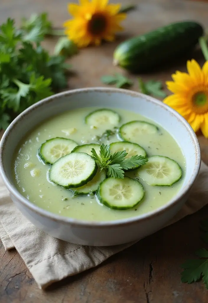 25 Best Gluten-Free Summer Recipes You’ll Love - 17. Chilled Cucumber Soup