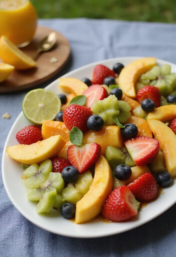 25 Best Gluten-Free Summer Recipes You’ll Love - 25. Fruit Salad with Honey Lime Dressing