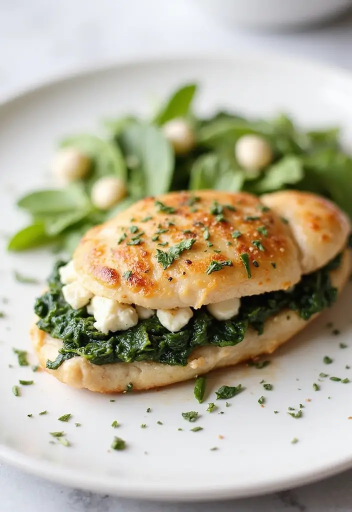 25 Budget-Friendly Gluten-Free Meals That Taste Great - 16. Spinach and Feta Stuffed Chicken