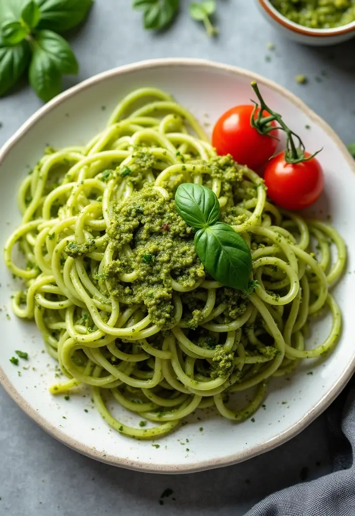 25 Budget-Friendly Gluten-Free Meals That Taste Great - 7. Zucchini Noodles with Pesto