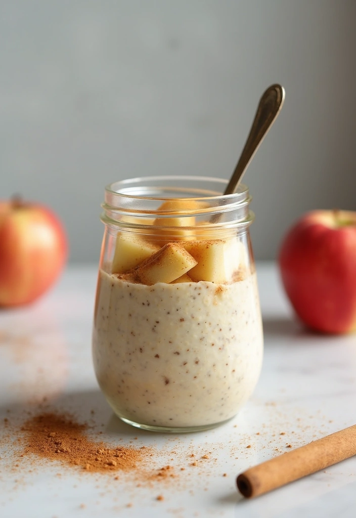 25 Gluten-Free Anti-Inflammatory Meals You’ll Love - 10. Apple Cinnamon Overnight Oats