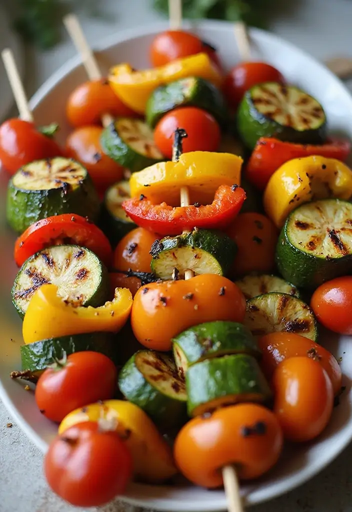 25 Gluten-Free Anti-Inflammatory Meals You’ll Love - 23. Grilled Vegetable Skewers