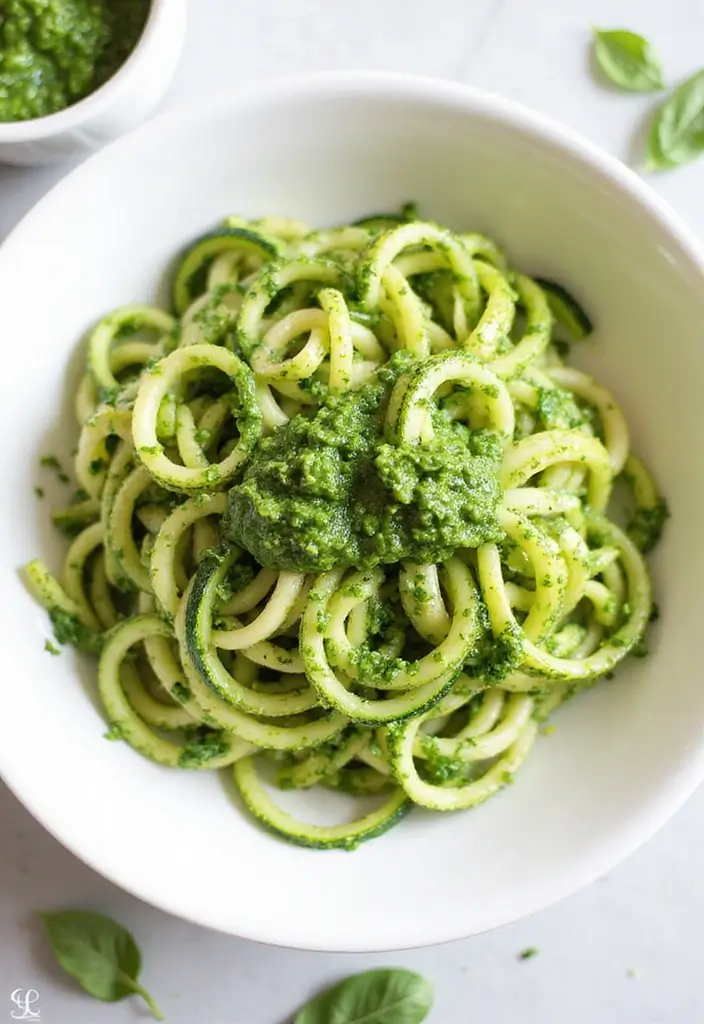 25 Gluten-Free Anti-Inflammatory Meals You’ll Love - 8. Zucchini Noodles with Pesto