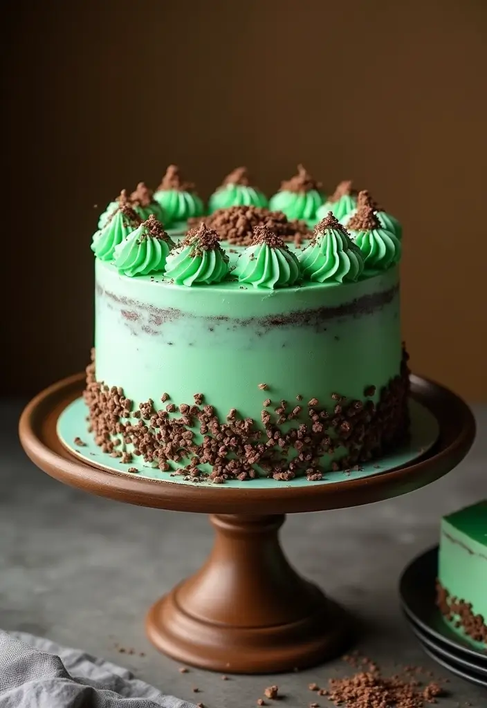 25 Gluten-Free Cakes That Look Bakery-Made - 11. Chocolate Mint Cake