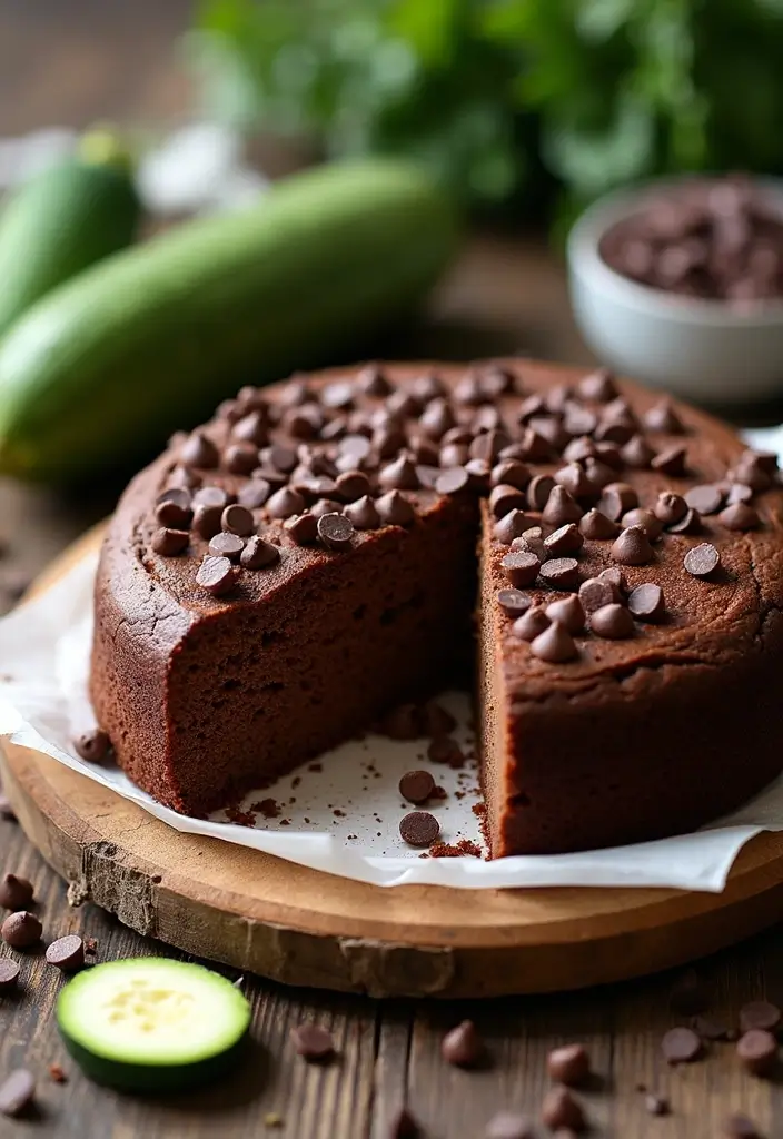 25 Gluten-Free Cakes That Look Bakery-Made - 14. Chocolate Chip Zucchini Cake