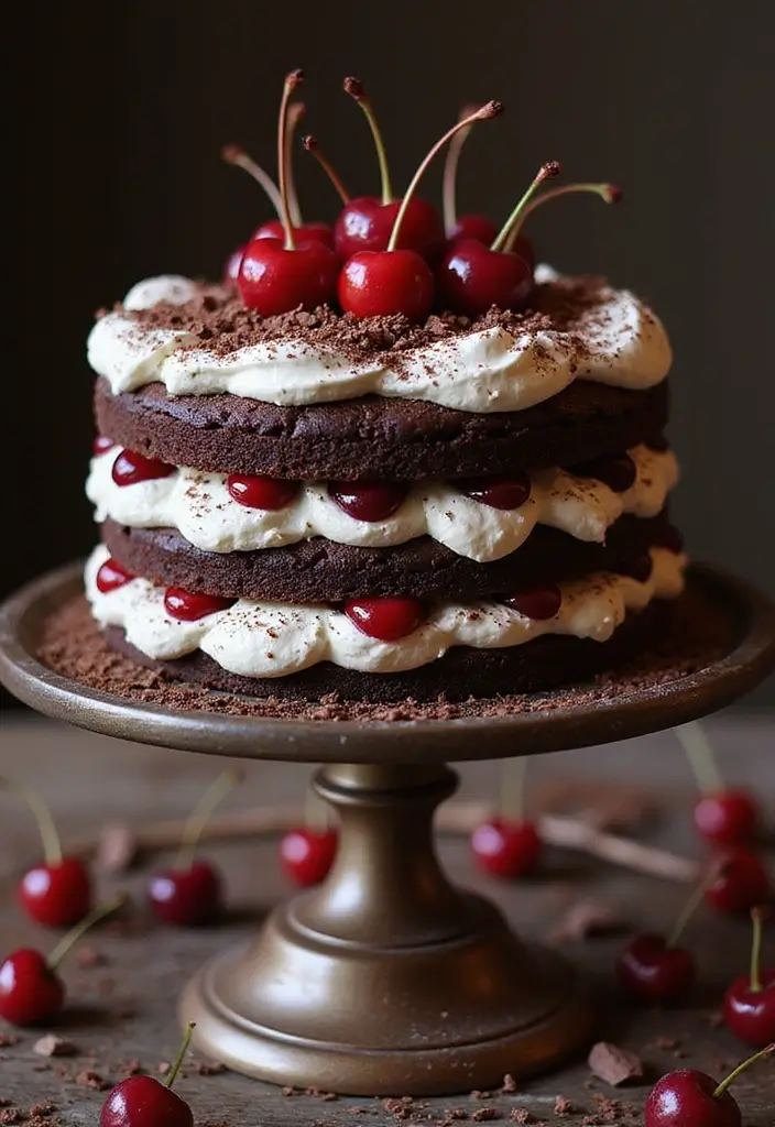 25 Gluten-Free Cakes That Look Bakery-Made - 15. Black Forest Cake