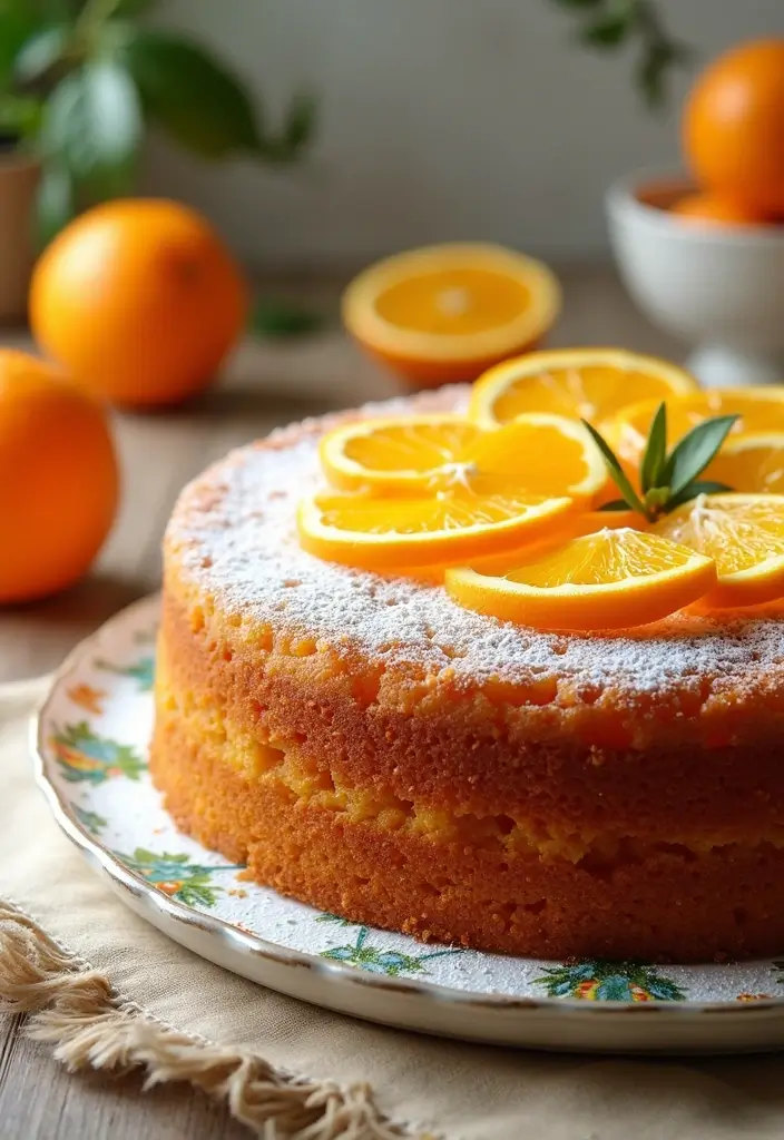 25 Gluten-Free Cakes That Look Bakery-Made - 16. Orange Olive Oil Cake