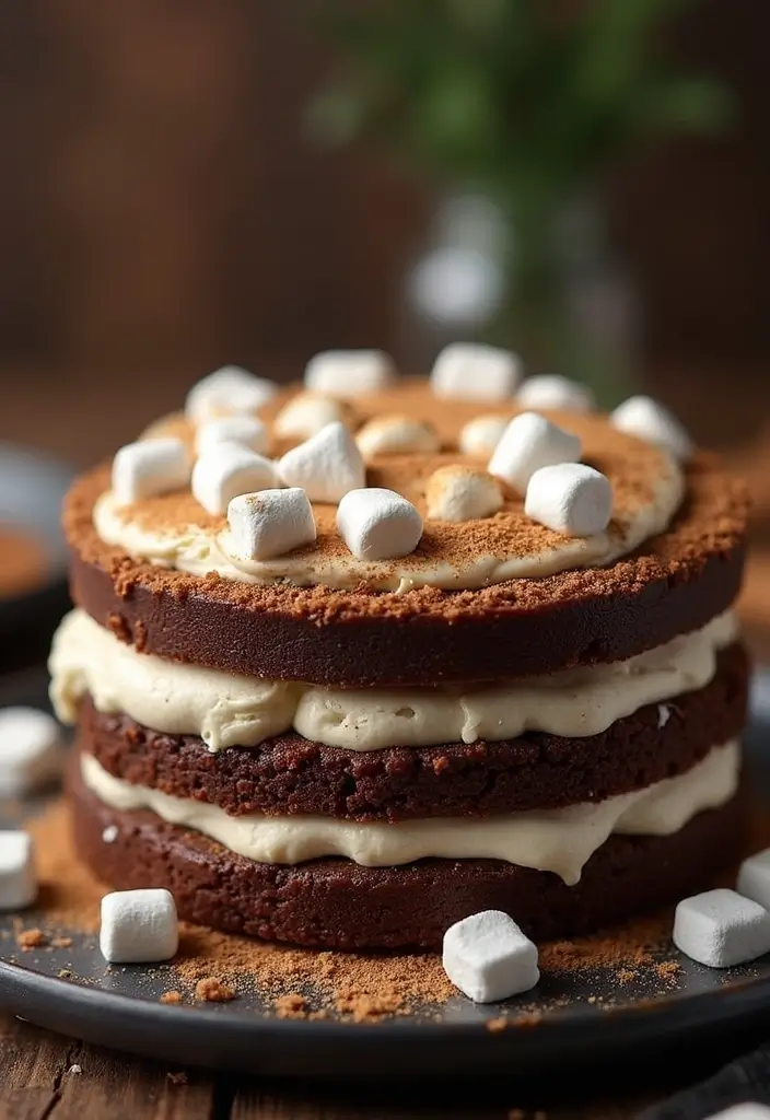 25 Gluten-Free Cakes That Look Bakery-Made - 21. S'mores Cake