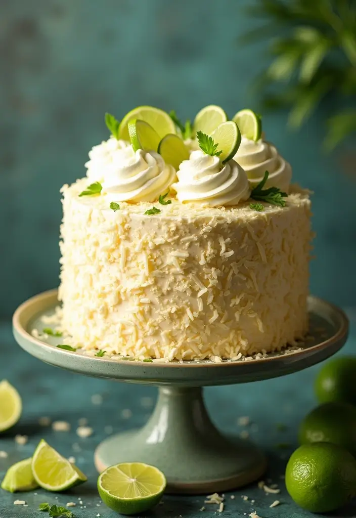25 Gluten-Free Cakes That Look Bakery-Made - 25. Coconut Lime Cake