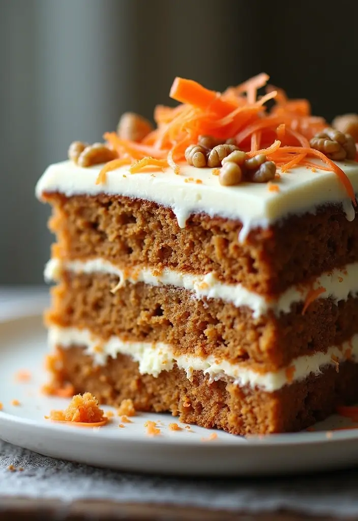 25 Gluten-Free Cakes That Look Bakery-Made - 3. Carrot Cake with Cream Cheese Frosting