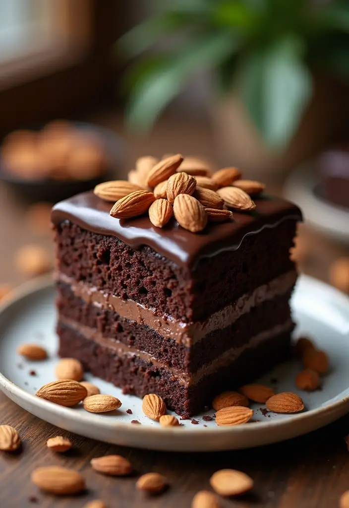 25 Gluten-Free Cakes That Look Bakery-Made - 4. Rich Chocolate Almond Cake