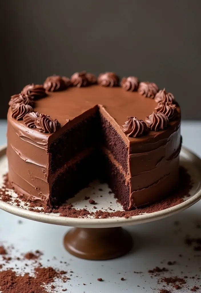 25 Gluten-Free Cakes That Look Bakery-Made - 5. Epic Vegan Chocolate Cake
