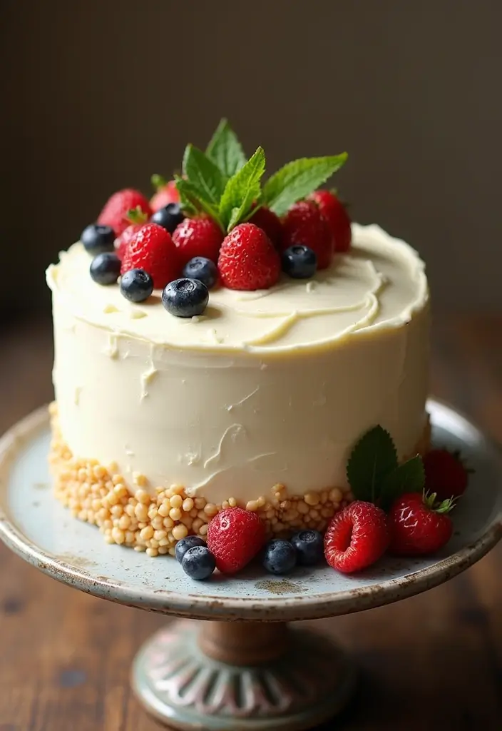 25 Gluten-Free Cakes That Look Bakery-Made - 7. Rich Vanilla Bean Cake