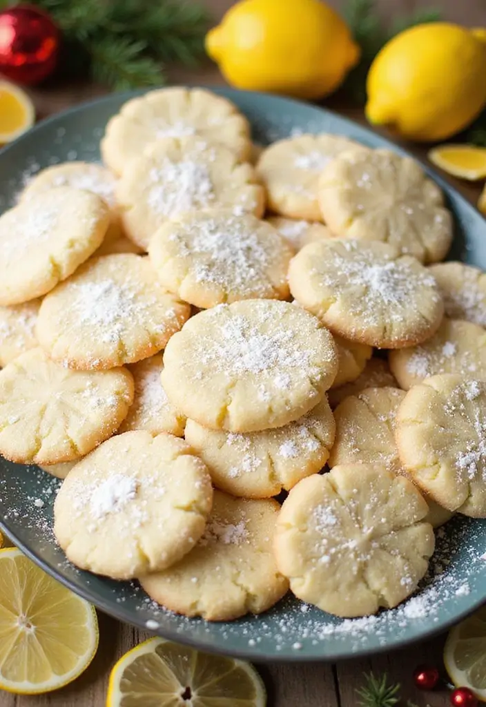 25 Gluten-Free Christmas Cookies to Bake Together - 16. Gluten-Free Lemon Cookies