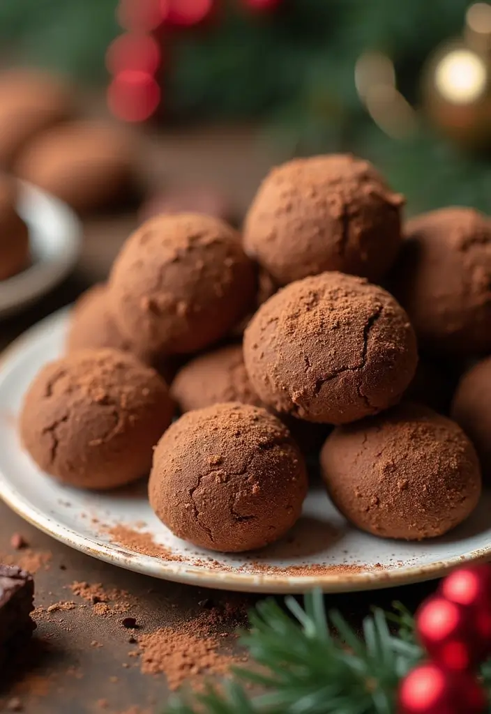 25 Gluten-Free Christmas Cookies to Bake Together - 19. Holiday Gluten-Free Truffle Cookies