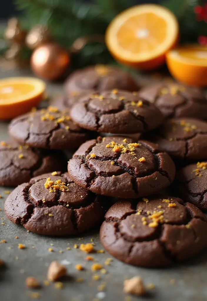 25 Gluten-Free Christmas Cookies to Bake Together - 22. Gluten-Free Chocolate Orange Cookies