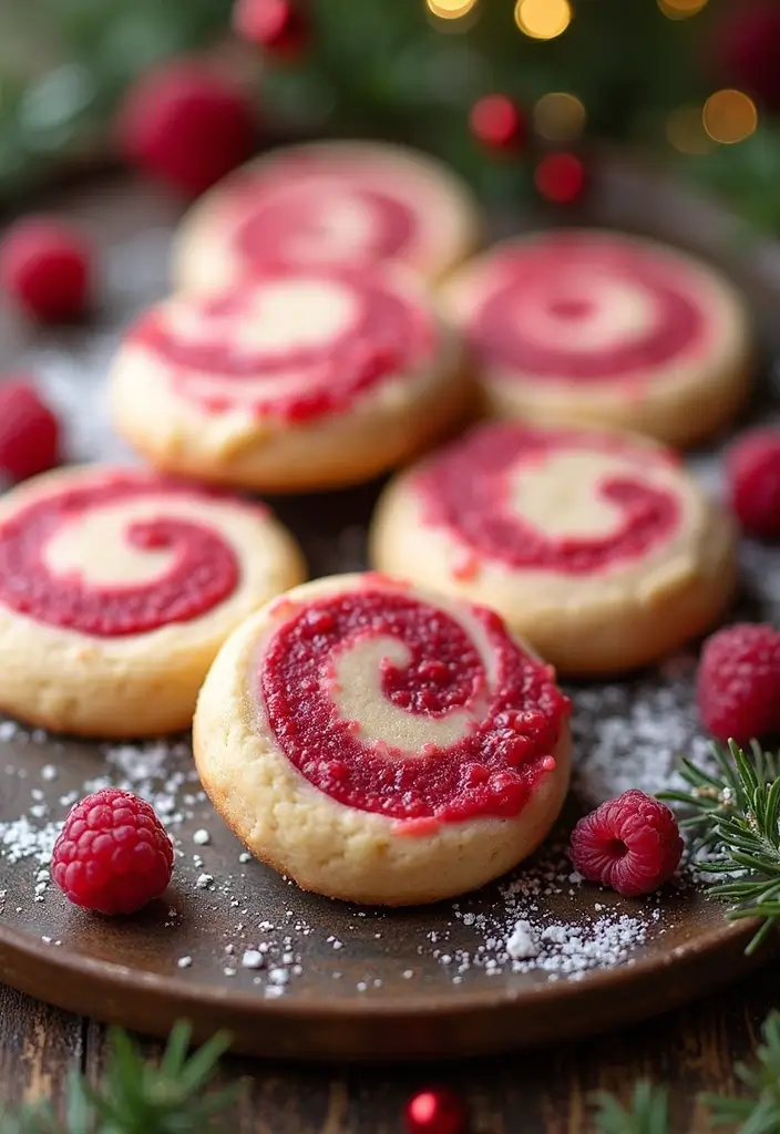25 Gluten-Free Christmas Cookies to Bake Together - 24. Gluten-Free Raspberry Swirl Cookies