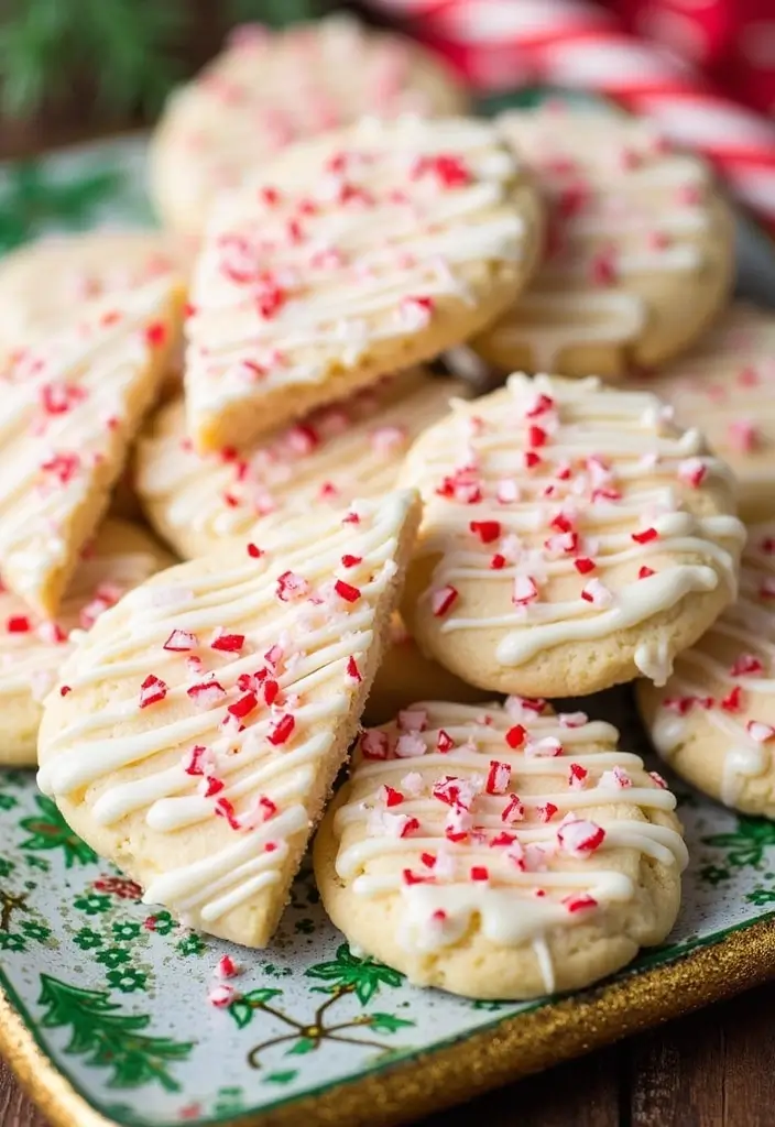 25 Gluten-Free Christmas Cookies to Bake Together - 4. Festive Gluten-Free Peppermint Bark Cookies
