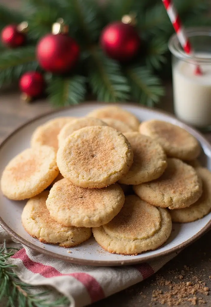 25 Gluten-Free Christmas Cookies to Bake Together - 5. Almond Flour Snickerdoodles