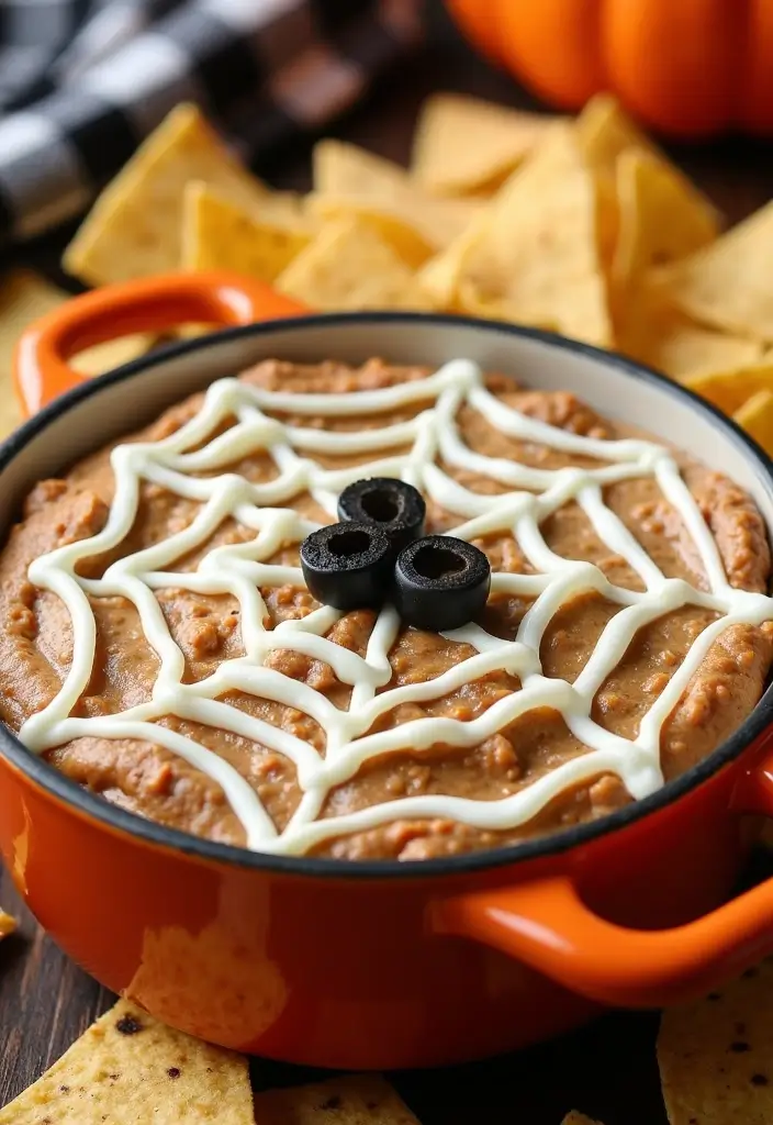 25 Gluten-Free Halloween Treats That Aren’t Boring - 10. Spider Web Dip