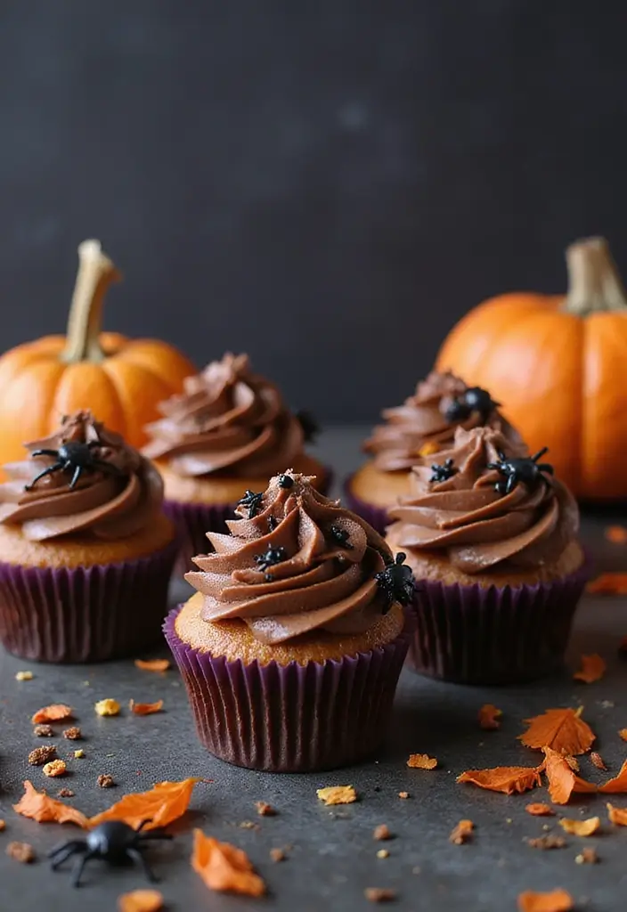 25 Gluten-Free Halloween Treats That Aren’t Boring - 2. Spooky Spider Cupcakes