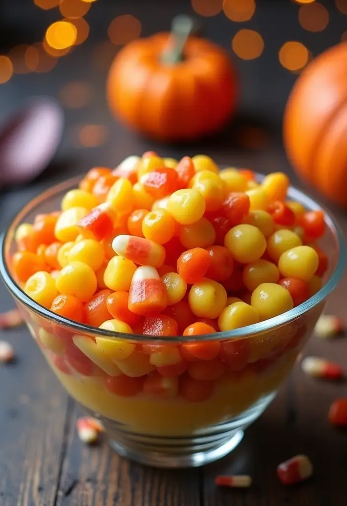 25 Gluten-Free Halloween Treats That Aren’t Boring - 25. Candy Corn Fruit Salad