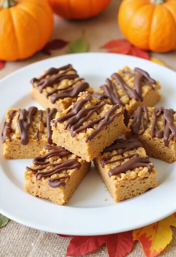 25 Gluten-Free Halloween Treats That Aren’t Boring - 6. Pumpkin Spice Rice Crispy Treats