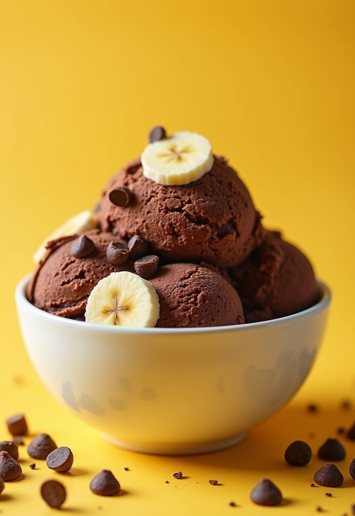 25 Gluten-Free Ice Cream Desserts You Can Make at Home - 13. Chocolate Banana Ice Cream