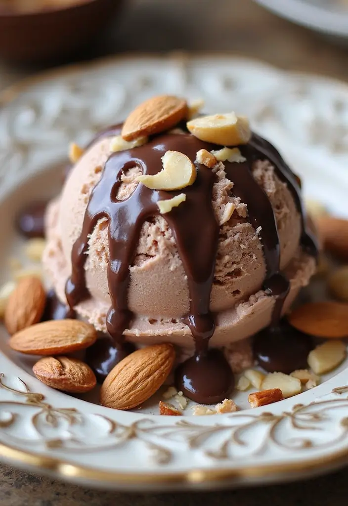 25 Gluten-Free Ice Cream Desserts You Can Make at Home - 20. Almond Joy Ice Cream