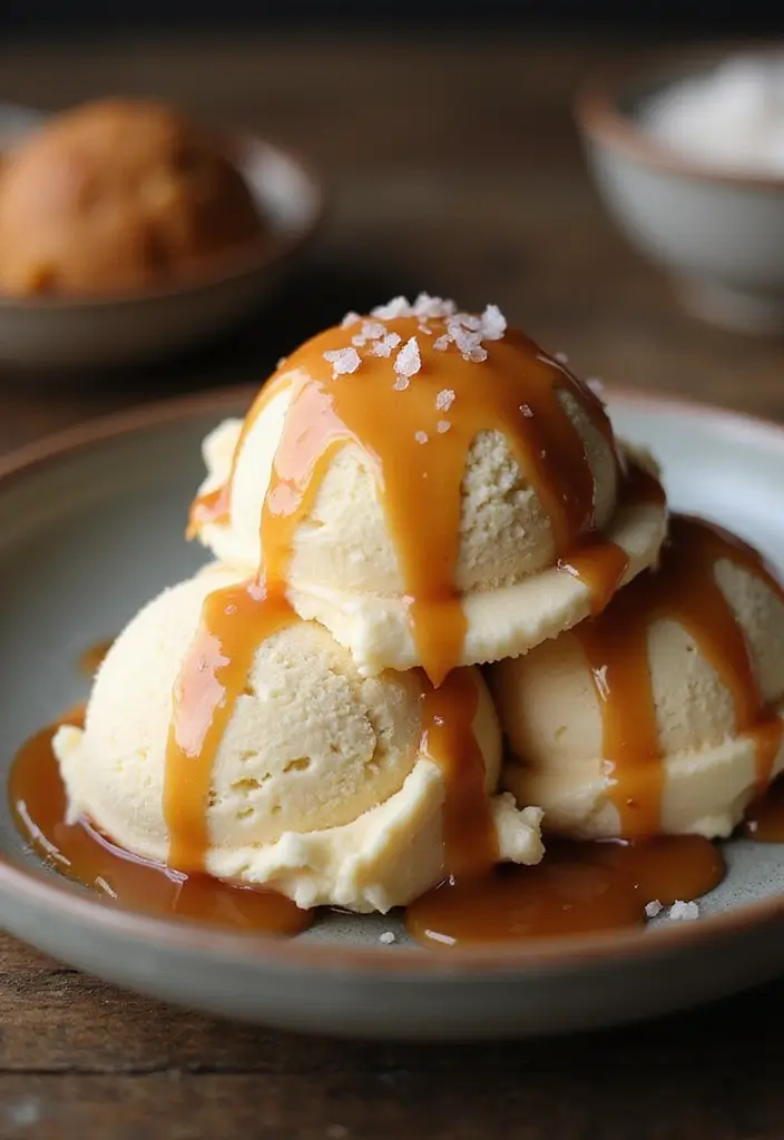 25 Gluten-Free Ice Cream Desserts You Can Make at Home - 22. Salted Caramel Ice Cream