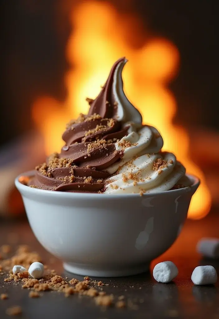 25 Gluten-Free Ice Cream Desserts You Can Make at Home - 23. S'mores Ice Cream