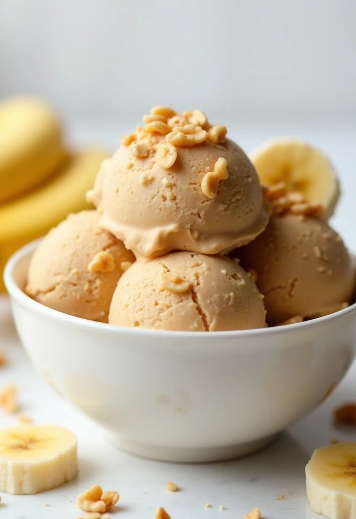 25 Gluten-Free Ice Cream Desserts You Can Make at Home - 5. Peanut Butter Banana Ice Cream