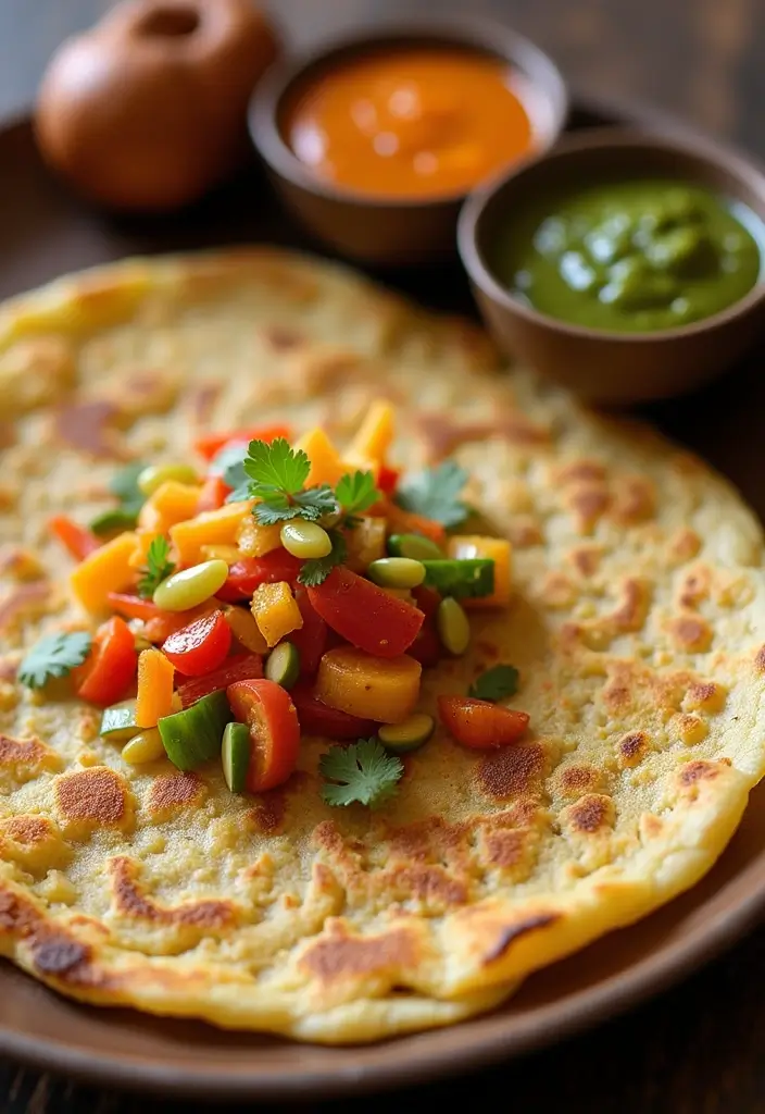 25 Gluten-Free Indian Recipes Full of Flavor - 7. Uttapam