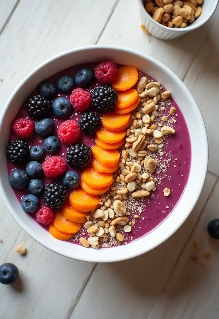25 Gluten-Free Low-Carb Recipes for Weight Loss - 12. Berry Smoothie Bowl