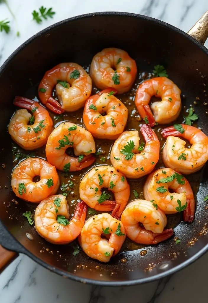 25 Gluten-Free Low-Carb Recipes for Weight Loss - 13. Garlic Butter Shrimp