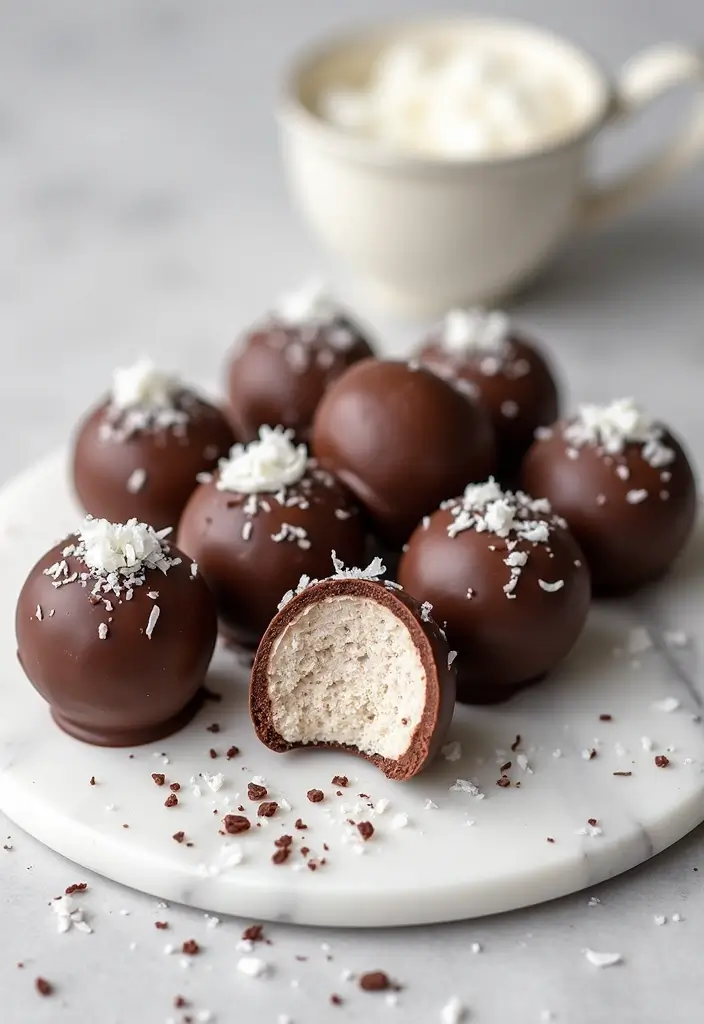 25 Gluten-Free Low-Carb Recipes for Weight Loss - 15. Chocolate Coconut Fat Bombs