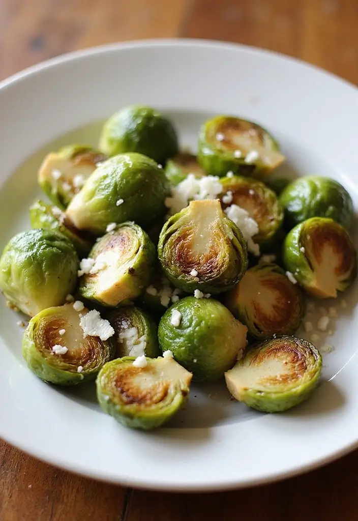 25 Gluten-Free Low-Carb Recipes for Weight Loss - 16. Roasted Brussels Sprouts with Parmesan
