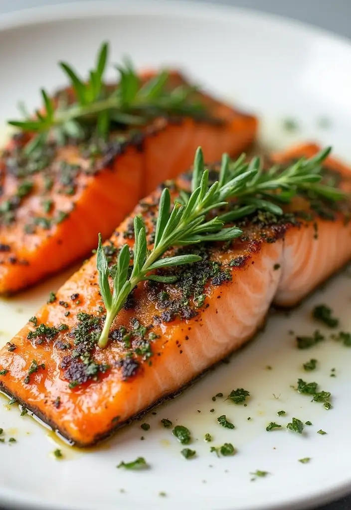 25 Gluten-Free Low-Carb Recipes for Weight Loss - 20. Herb-Crusted Salmon