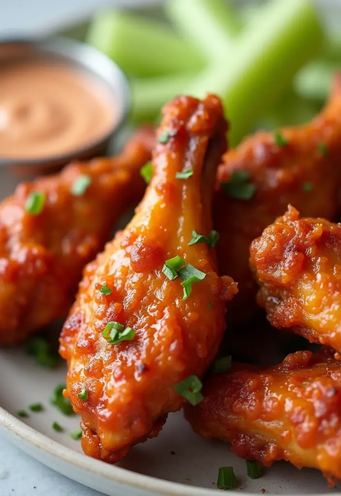 25 Gluten-Free Low-Carb Recipes for Weight Loss - 23. Spicy Baked Chicken Wings