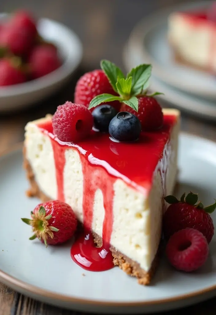25 Gluten-Free Low-Carb Recipes for Weight Loss - 24. Low-Carb Cheesecake
