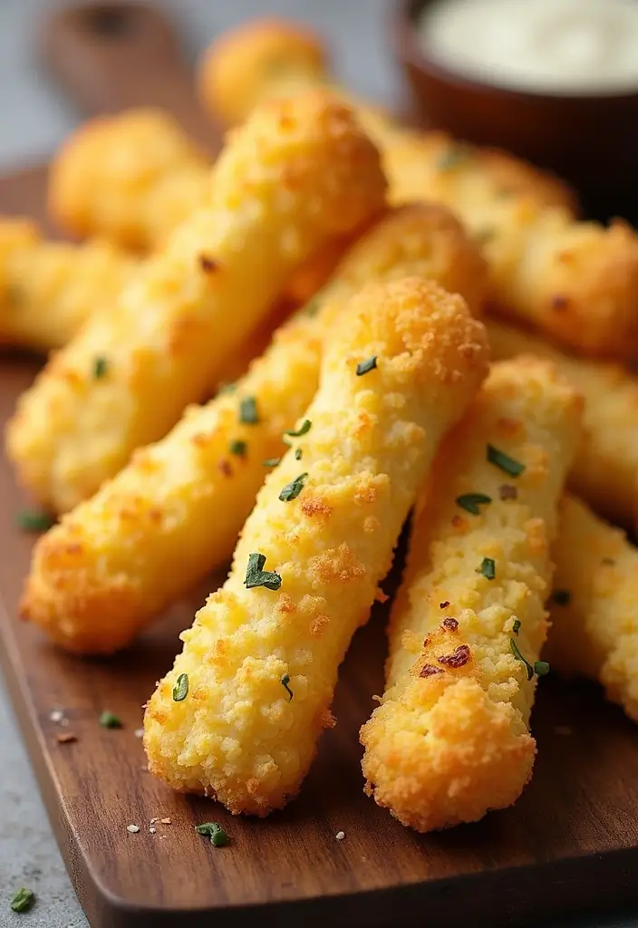 25 Gluten-Free Low-Carb Recipes for Weight Loss - 4. Cheesy Cauliflower Breadsticks