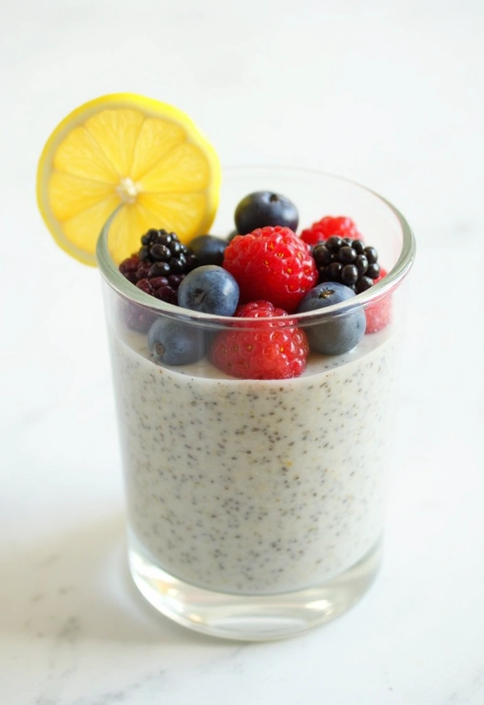 25 Gluten-Free Low-Carb Recipes for Weight Loss - 5. Lemon Chia Seed Pudding
