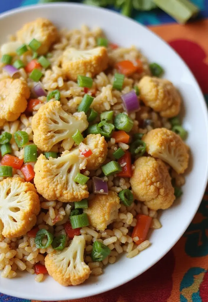 25 Gluten-Free Low-Carb Recipes for Weight Loss - 8. Cauliflower Fried Rice