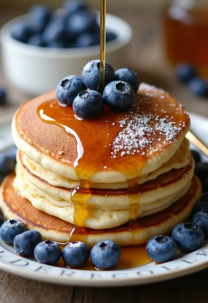 25 Gluten-Free Pancakes and Waffles for Lazy Sundays - 4. Blueberry Buttermilk Pancakes