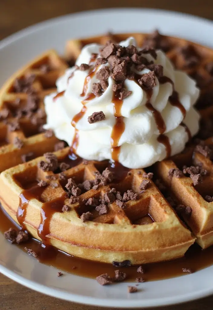 25 Gluten-Free Pancakes and Waffles for Lazy Sundays - 5. Chocolate Chip Waffles