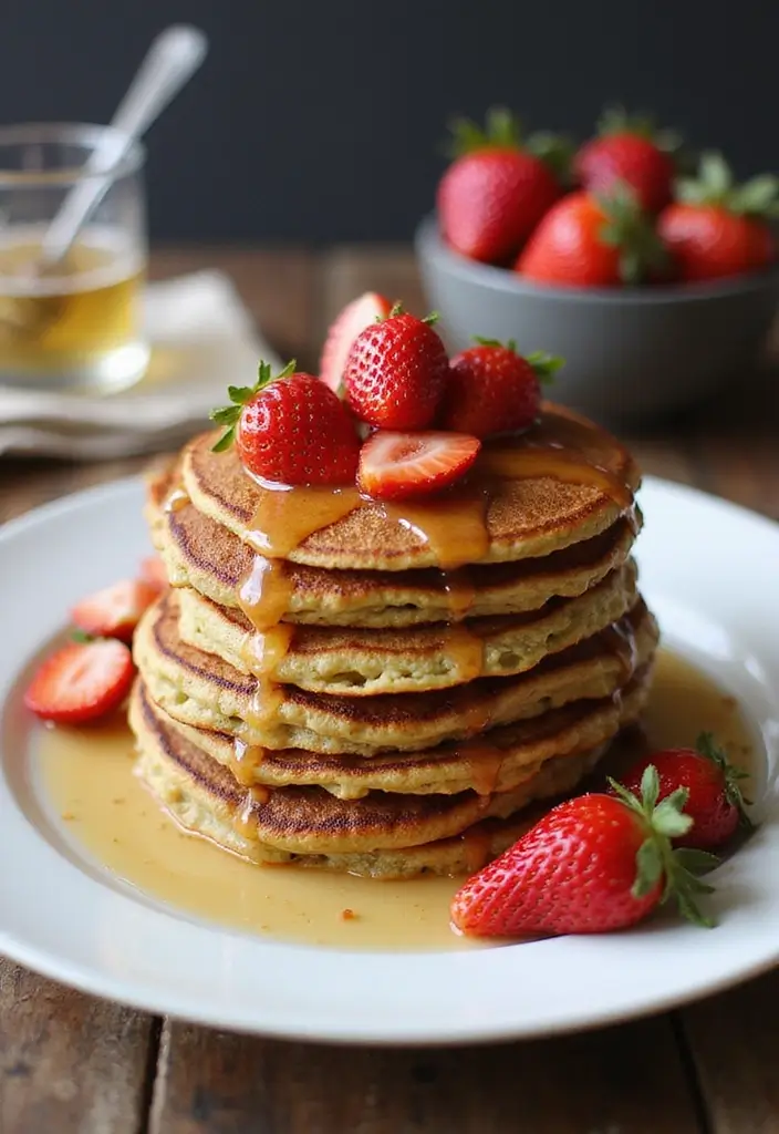 25 Gluten-Free Pancakes and Waffles for Lazy Sundays - 8. Strawberry Quinoa Pancakes