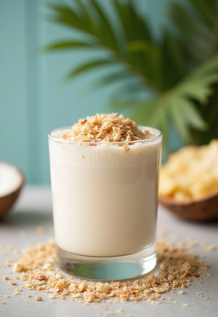 25 Gluten-Free Party Drinks and Mocktails - 25. Almond Coconut Mocktail