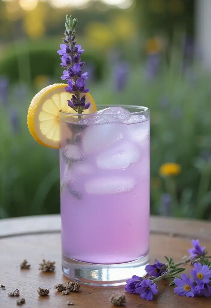 25 Gluten-Free Party Drinks and Mocktails - 6. Lavender Lemon Fizz