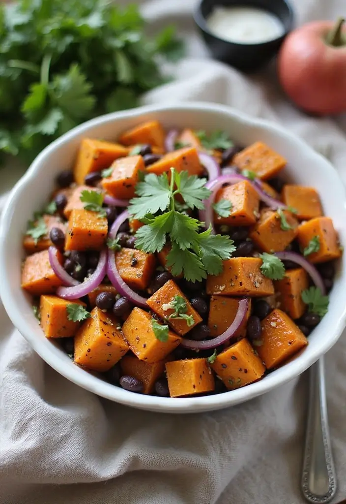 25 Gluten-Free Picnic Recipes for Summer Days - 12. Sweet Potato and Black Bean Salad