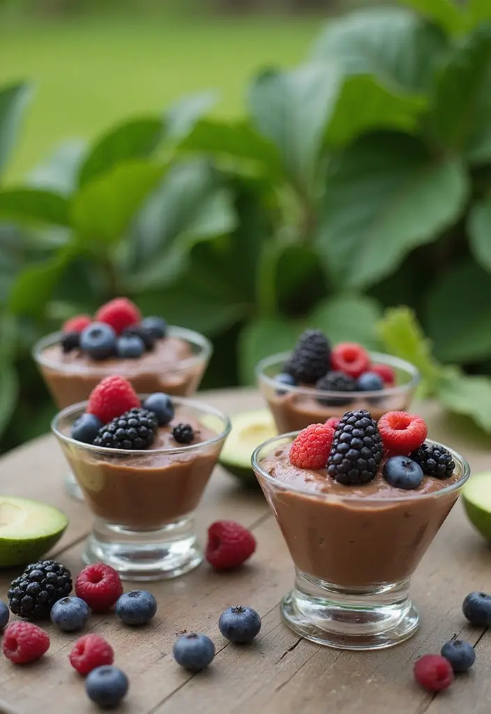 25 Gluten-Free Picnic Recipes for Summer Days - 18. Chocolate Avocado Mousse